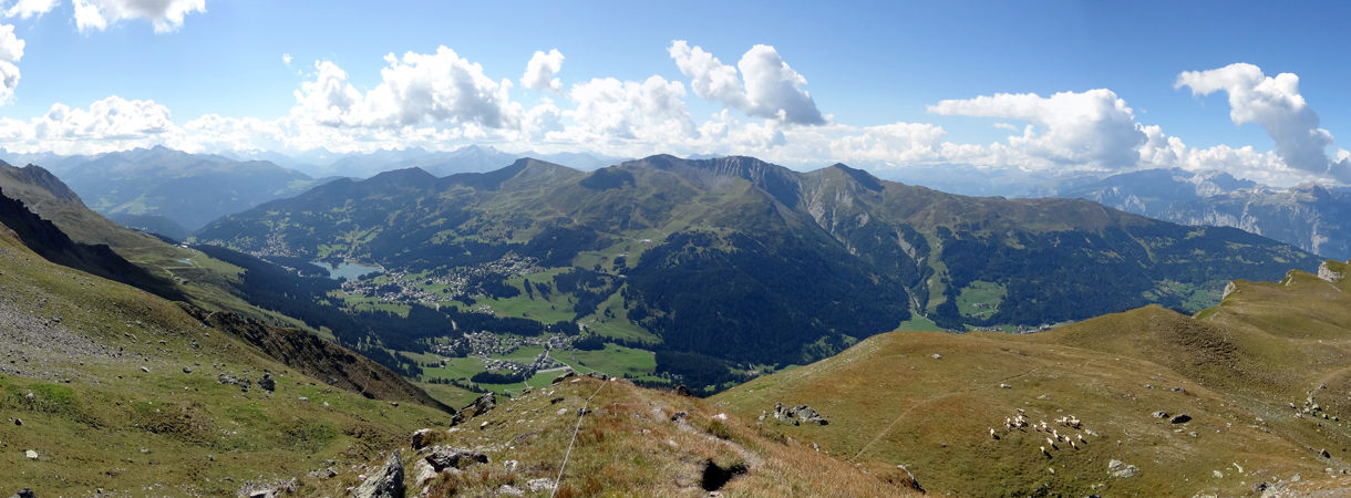 Ausblick von Lenzerheide