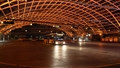 Coira si illumina di arancione - Ponte dell'autopostale